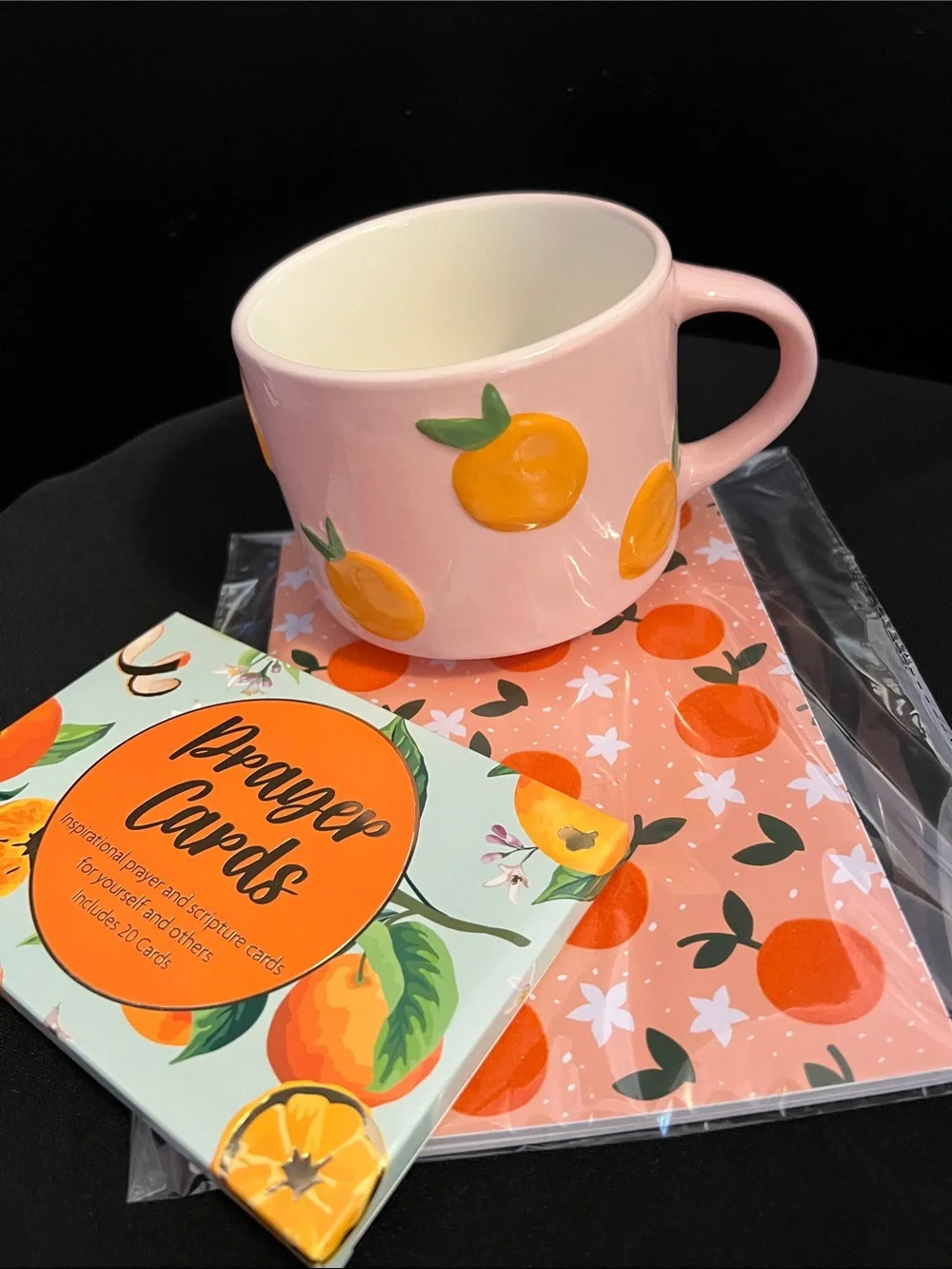 Citrus Bundle, Mug, Notebook, Scripture/Prayer Cards - Picture 2 of 4